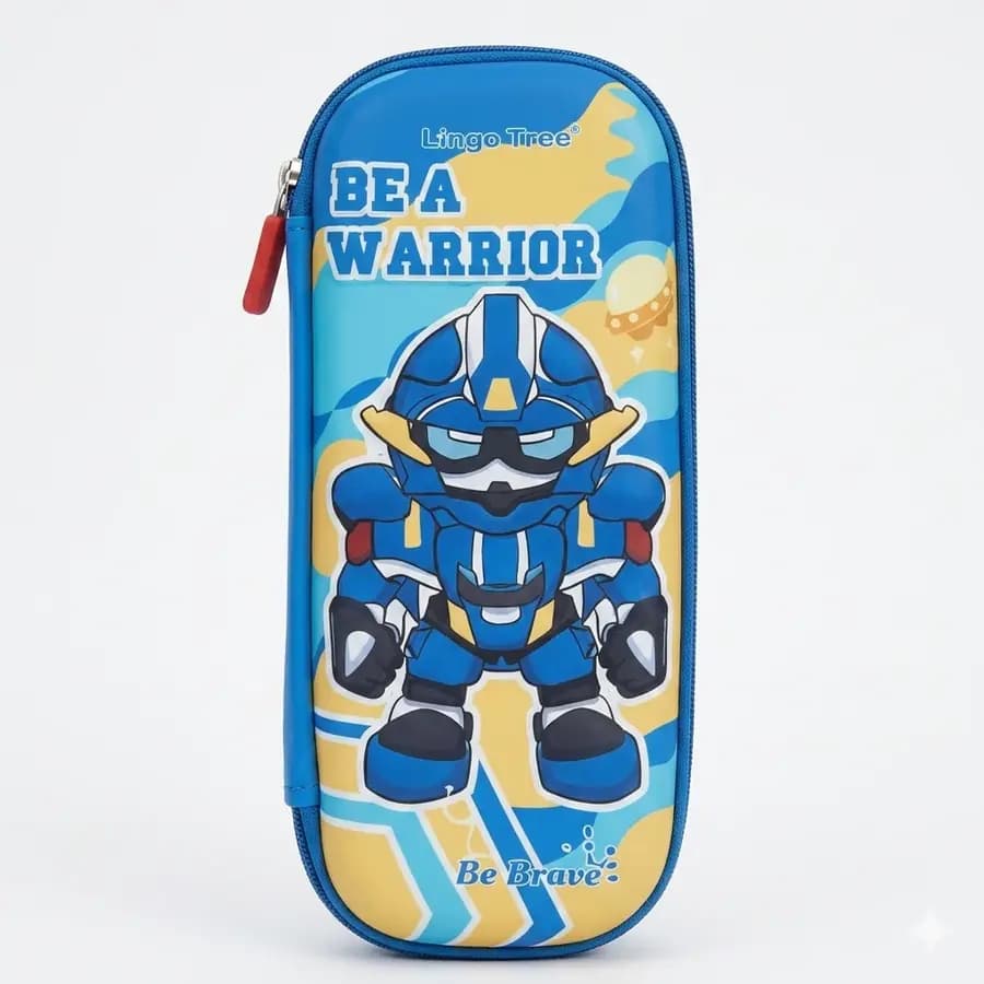 CARTUCHERA LITTE TREE ROBOT BLUE 803025-E DOB/ALMAC.RIGIDO