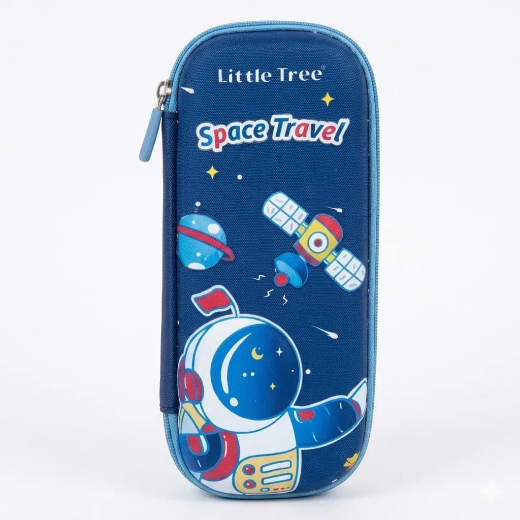 CARTUCHERA LITTE TREE SPACE TRAVEL 803053-E DOB/ALMAC.RIGIDO