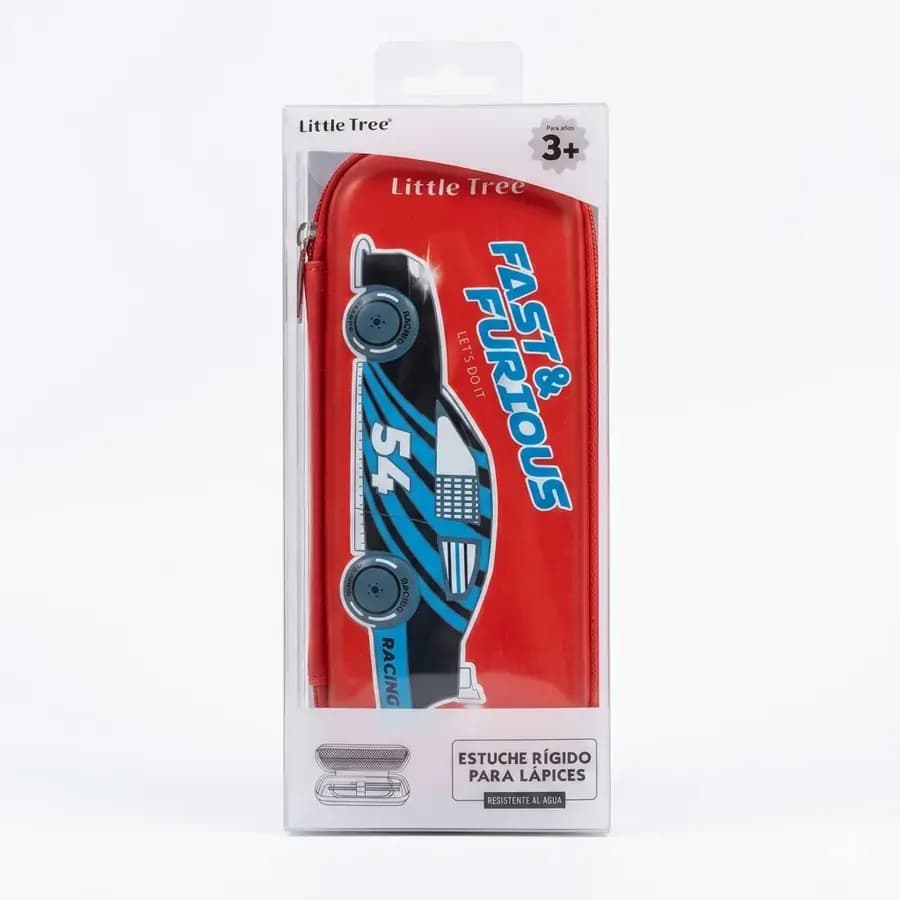 CARTUCHERA LITTE TREE FURIOS 803047-E DOB/ALMAC.RIGIDO