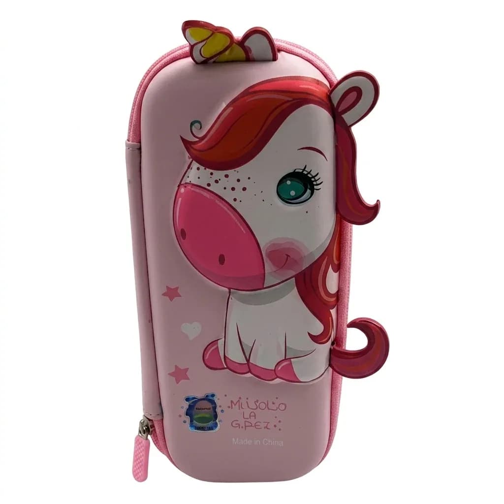 CARTUCHERA LITTE TREE UNICORN 8030176-E DOB/ALMAC.RIGIDO