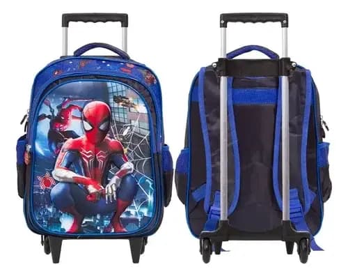 MOCHILA RUEDAS PRE ESC SPIDERMAN DWP176531-RJ