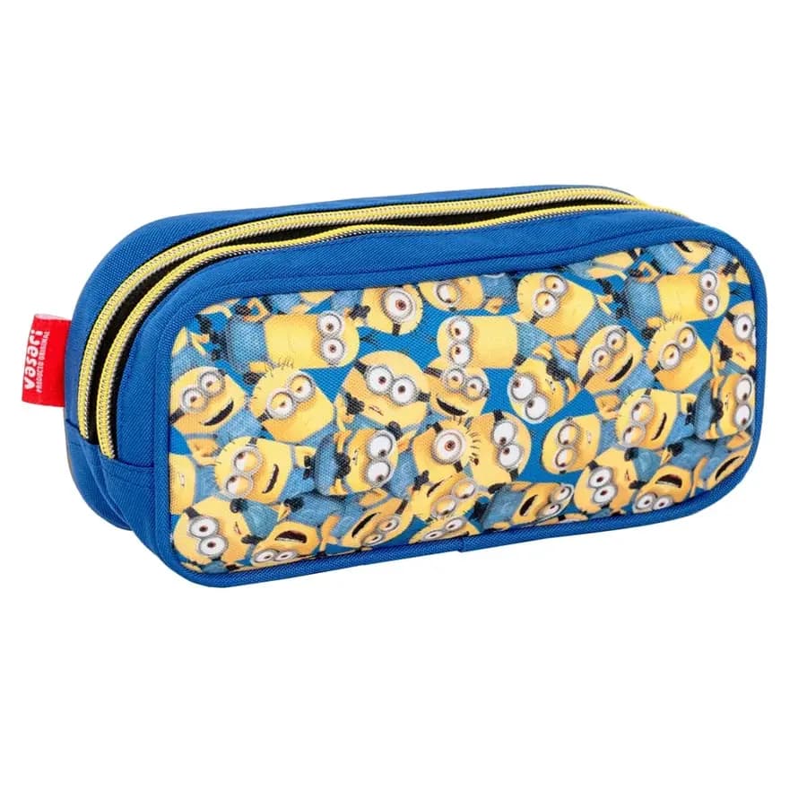 CARTUCHERA VASARI 2 SERV DPD176611-AZ MINIONS