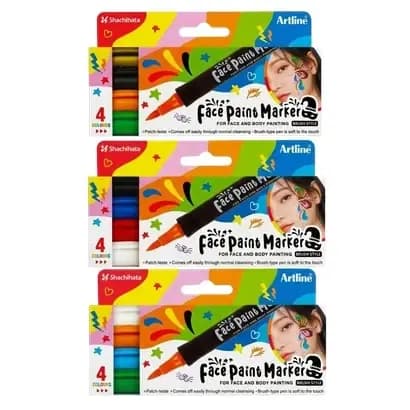 MARCADOR ARTLINE X 4COL FACE PAINT CARA 018701 PINCEL