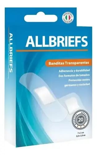 BANDITAS X 20UN TRANSPARENTES