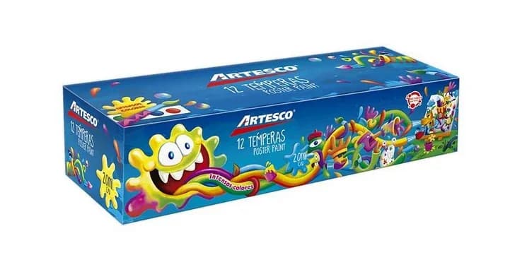 TEMPERA X 12COL ARTESCO