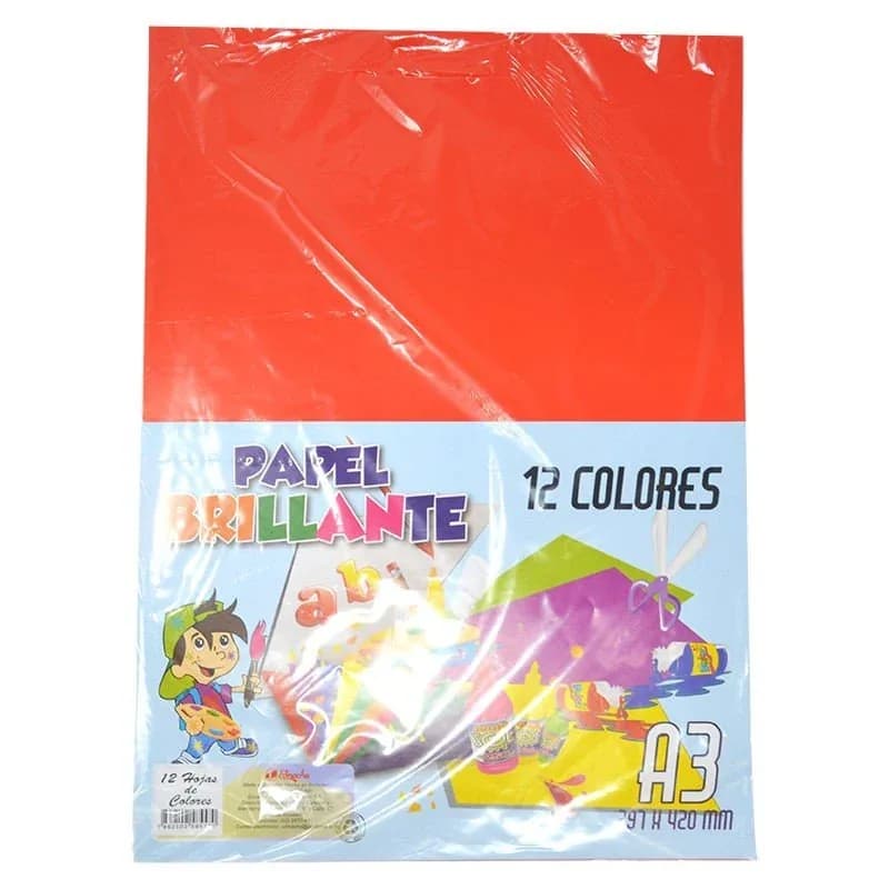 PAPEL LUSTRE A3 X 10 COL