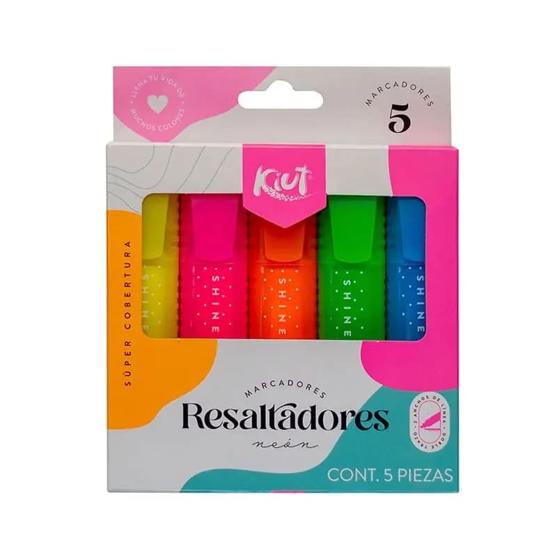RESALTADOR X 6UN ONE COLOR DK-7021