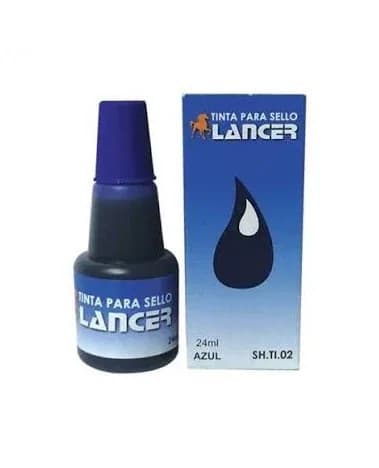 TINTA SELLOS LANCER AZUL