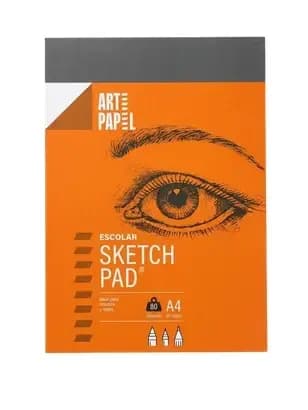 CUAD. DIBUJO 80H INEN ARTE SKETCH PAD BEIGE