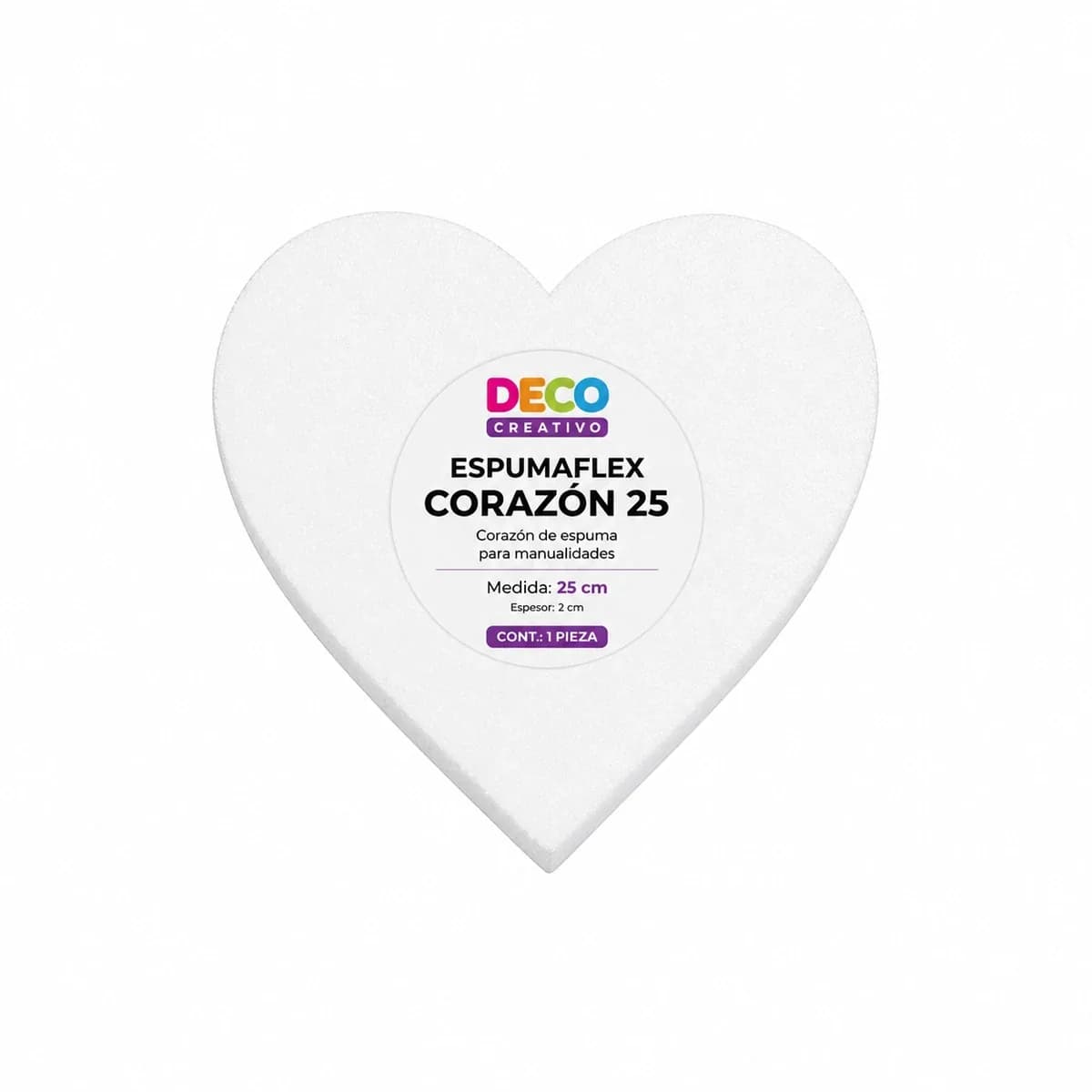 ESPUMAFLEX CORAZON 25