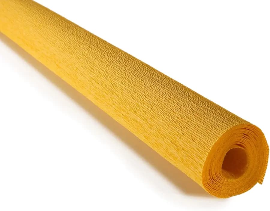 ROLLO PAPEL CREPE CORRUGADO AMARILLO CF.1