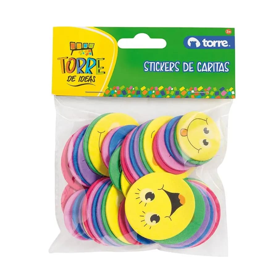 STICKER FOSFORESCENTE CARITAS MEDIANO
