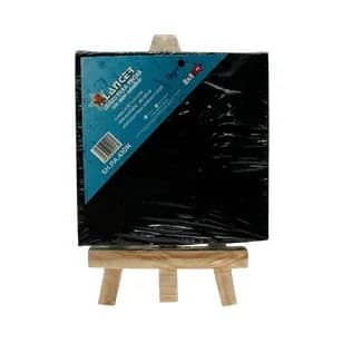 LIENZO MINI LANCER NEGRO C/CABALL. 8X8CM PA.410N