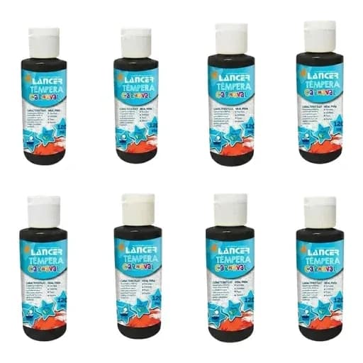 TEMPERA LANCER 250ML NEGRA