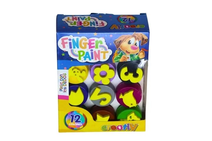 PINTURA CREATIV X 12COL DACTILAR FINGER PAINT FP12