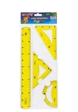 JUEGO GEOMETRICO CREATIV FLEXIBLE 30 CM SF30