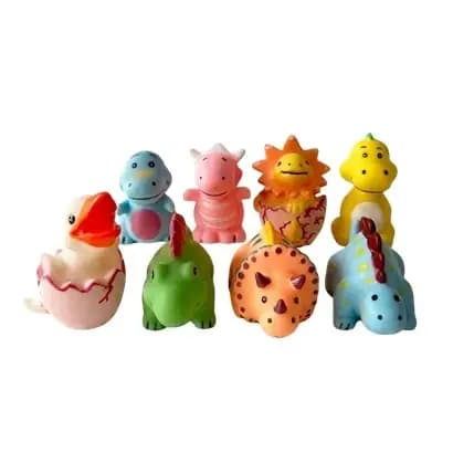 LEGO DINOSAURIO BEBES CAUCHO CHILLONES X 8UN 8637