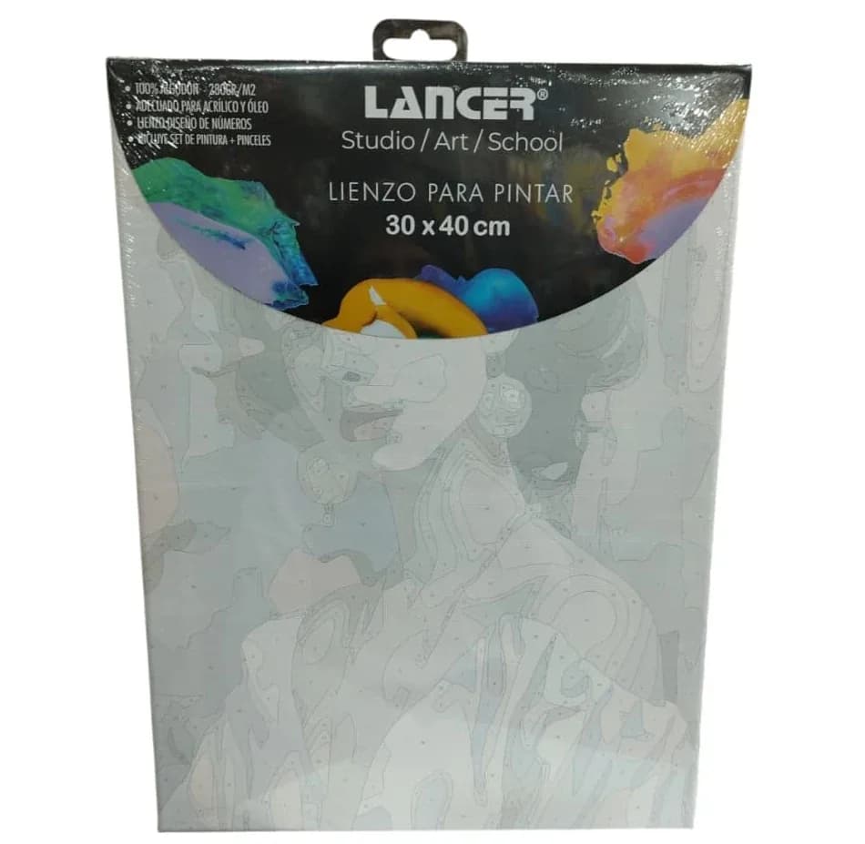 LIENZO IMPRESO LANCER 30X40CM SH.PA.105NU