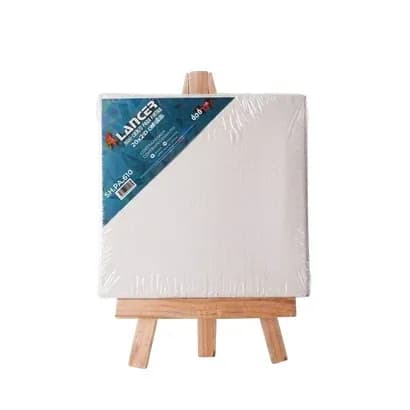 LIENZO MINI LANCER BLANCO C/CABALL. 8X8CM PA.410