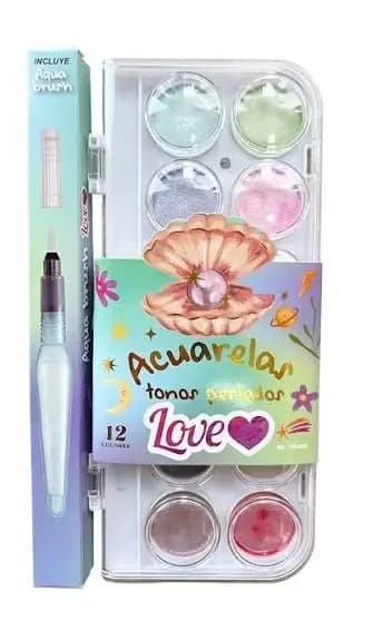 ACUARELA LOVE X 12COL 52227