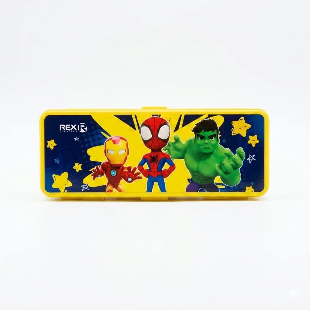 CARTUCHERA REX PLAST. DOBLE SPIDEY 3058