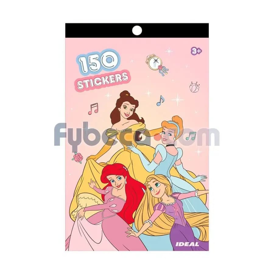 STICKER BLOCK IDEAL X 150UN PRINCESAS 1559