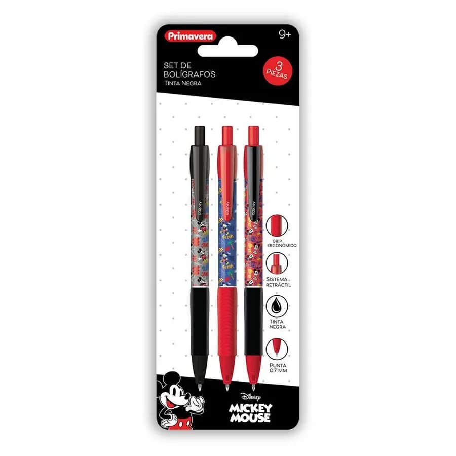 ESFERO BLISTER X 3UN IDEAL MICKEY 1870