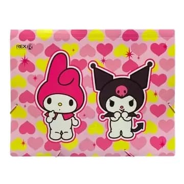 CARPETA ACORDEON REX MELODY KUROMI X 6DIV.
