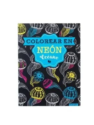 LIBRO COLOREAR EN NEON OCEANO 696-1