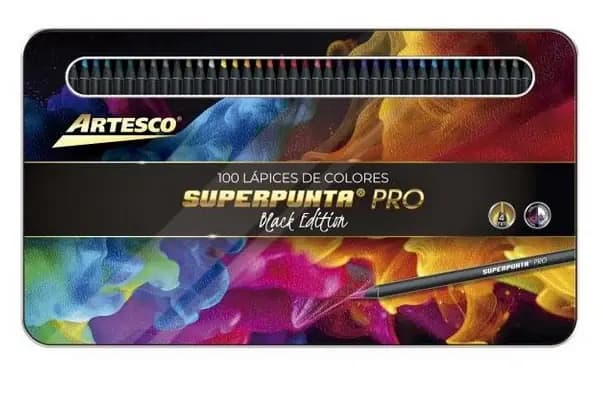 PINTURA ARTESCO X 100COL BLACK PRO METALICA