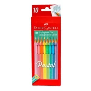 PINTURA FABER C X 10COL PASTELES
