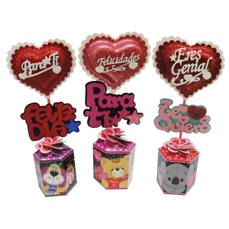 CAJA REGALO CORAZON TAPA ACETATO SET X2 IM25-0048