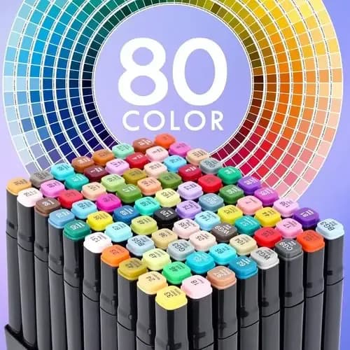 MARCADOR DUAL TIP BRUSH X 80COL