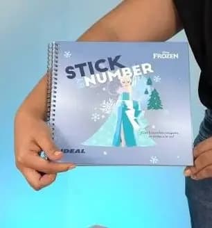 LIBRETA IDEAL STICK BY NUMBER FROZZEN P/DURA