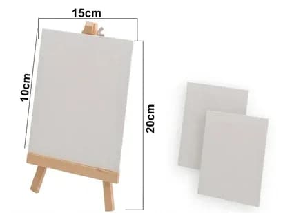 LIENZO C/CABALLETE 10X15CM ES26716 + 2REP.