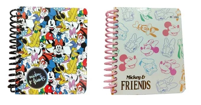 LIBRETA MOOVING MICKEY 96H CUA/1L P/D 1232253
