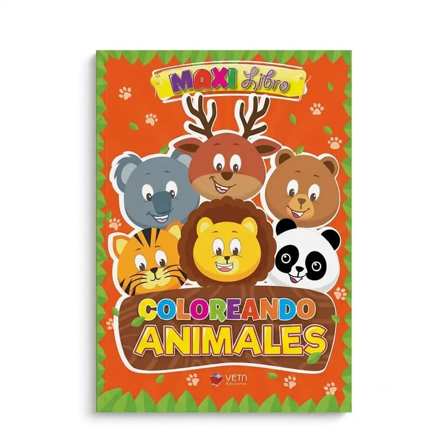 LIBRO MAXI COLOREANDO ANIMALES  VETA 7134
