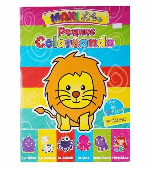 LIBRO MAXI PEQUES COLOREANDO VETA 7158