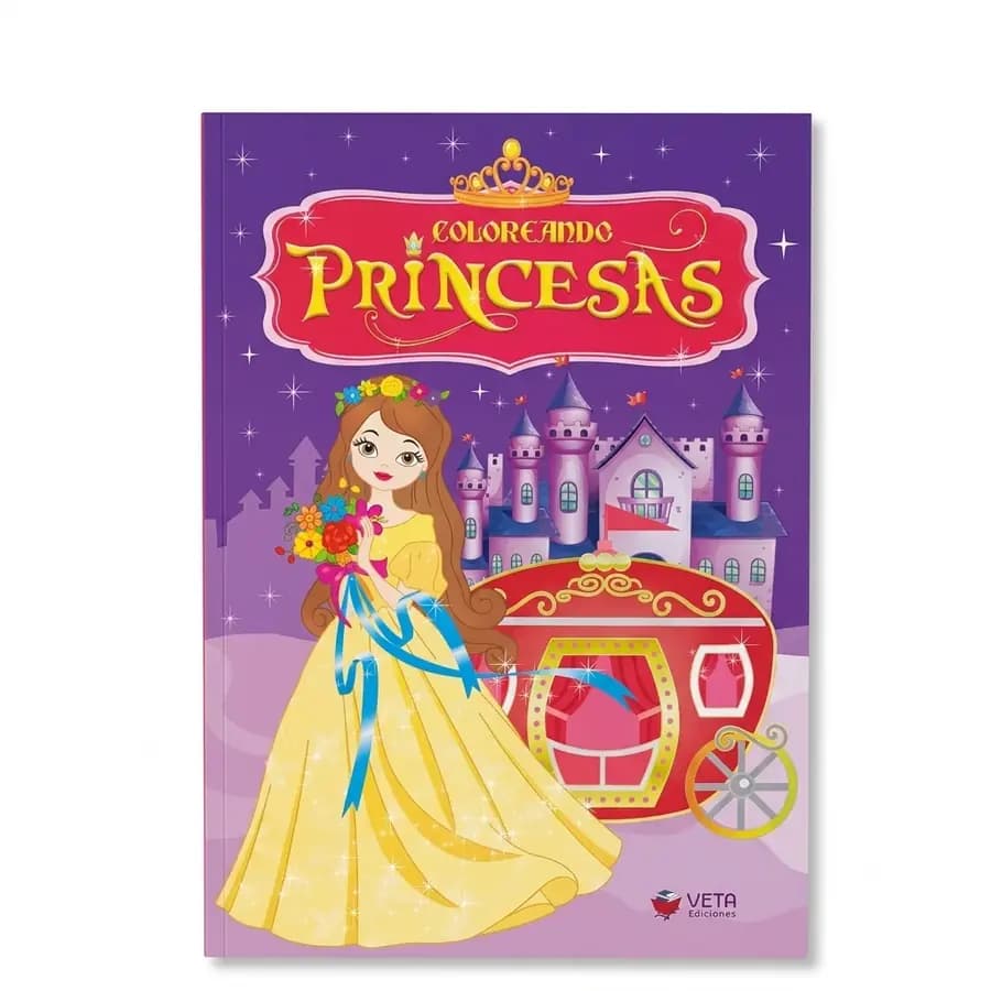 LIBRO MAXI COLOREANDO PRINCESAS VETA 7004
