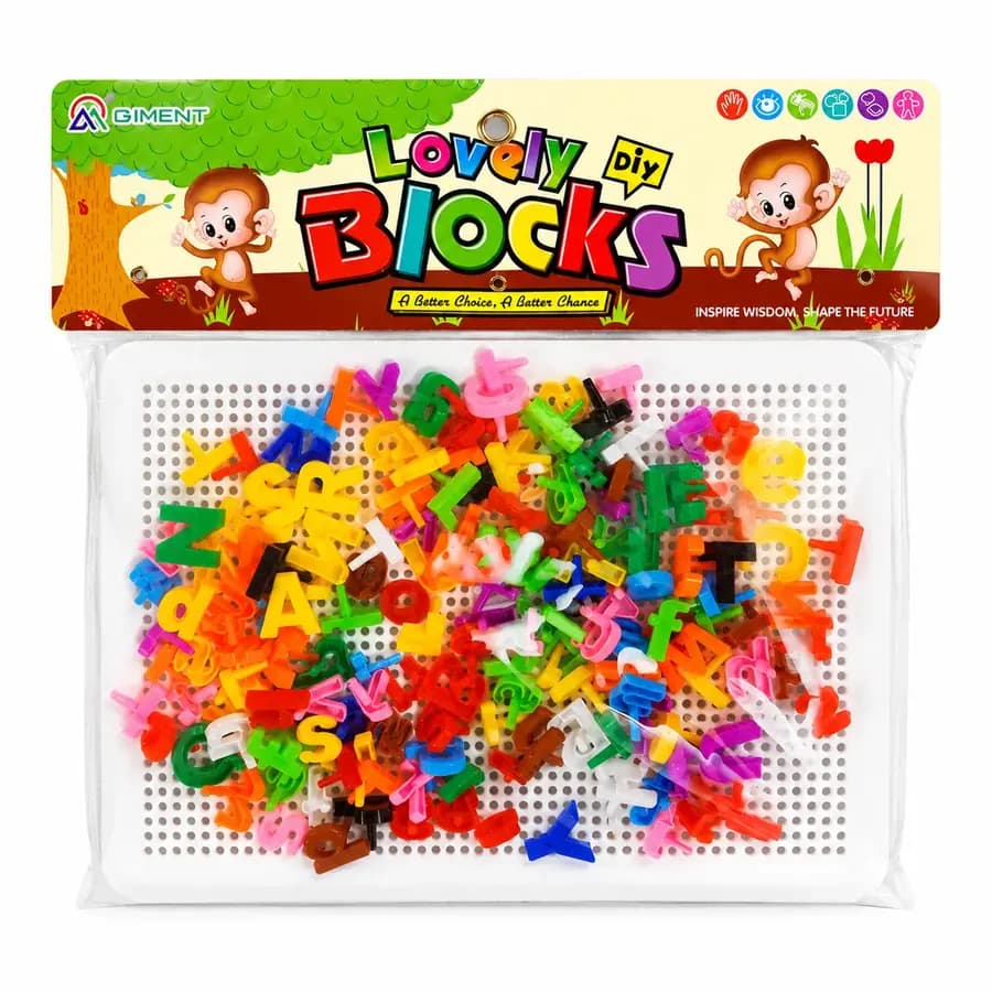 LEGO DIDAC. PUPITOS P ARMAR NUM/LETRAS QM-8063