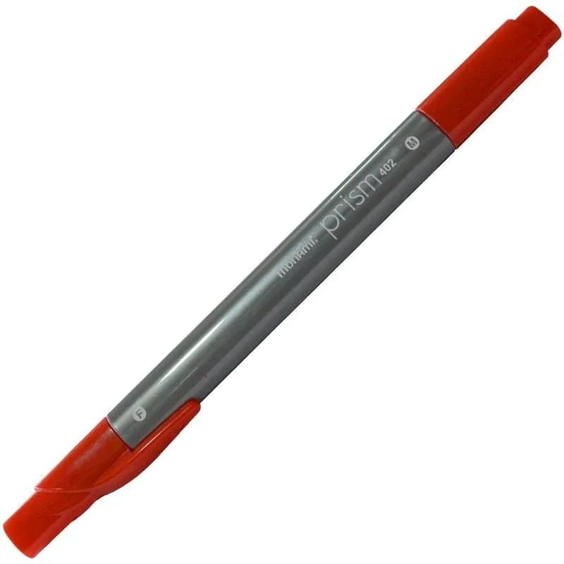 MARCADOR MG DOBLE PUNTA ROJO