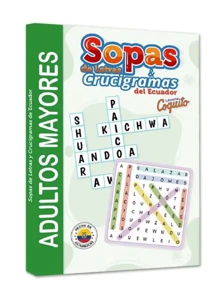 LIBRO SOPA DE LETRAS ADULTOS MAYORES 11758