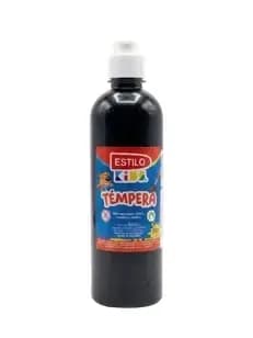 TEMPERA ESTILO 500ML NEGRA