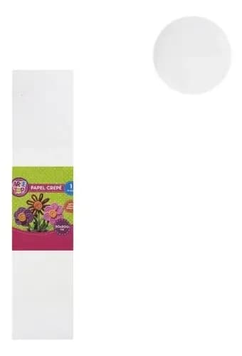 PLIEGO PAPEL CREPE PERLA BLANCO