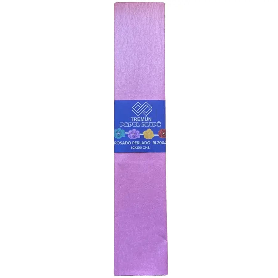 PLIEGO PAPEL CREPE PERLA ROSADO