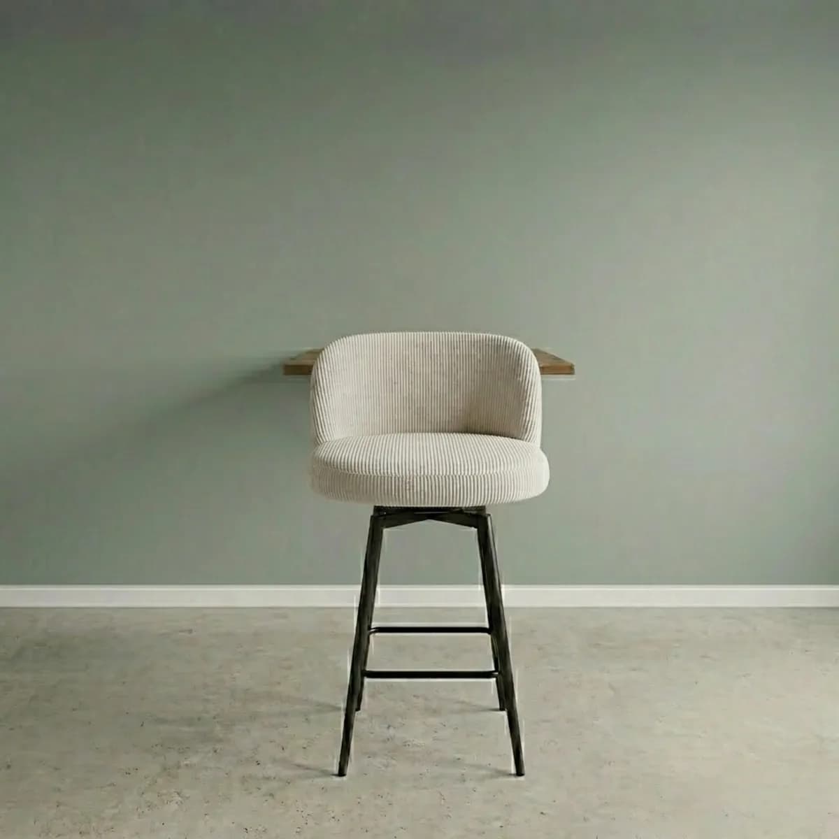 SILLA ALTA P BAR BEIGGE ST-8935-1