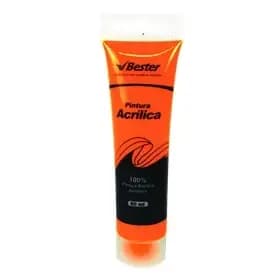 PINTURA ACRILICA BESTER NEON NARANJA 60ML