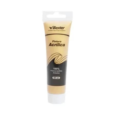 PINTURA ACRILICA BESTER METAL ORO 60ML