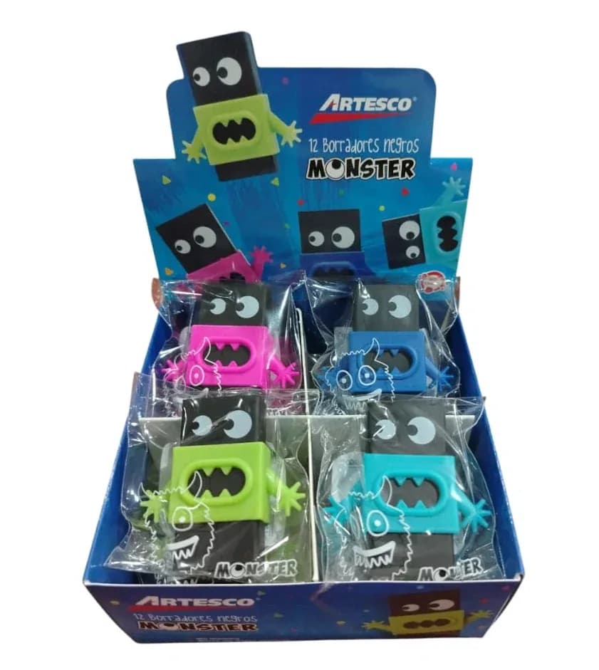 BORRADOR ARTESCO NEGRO MONSTER