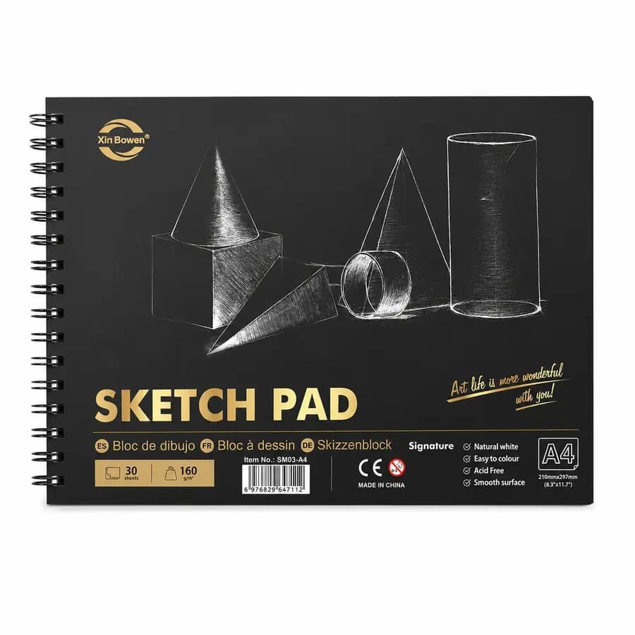 CUAD. DIBUJO BOCETOS SKET PAD A4 30 HOJAS SM03